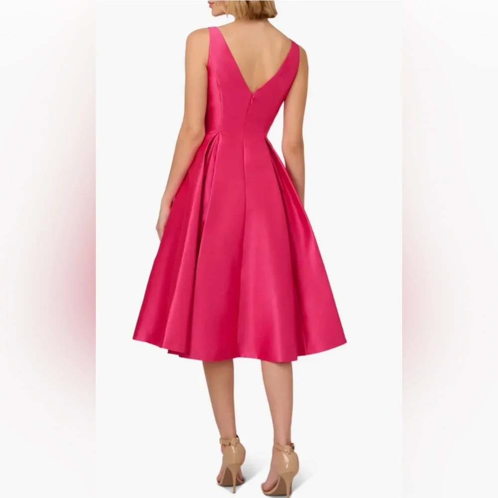 Adrianna Papell Vibrant Pink Formal women’s Dress - Picture 2 of 5